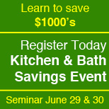 How to save thousands on your kitchen or bathroom renovation seminar.