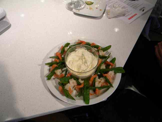 A shrimp dish cooked at one of our cooking classes.