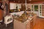 A custom kitchen with Brookhaven cabinets.
