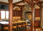 A rustic maple brookhaven kitchen.